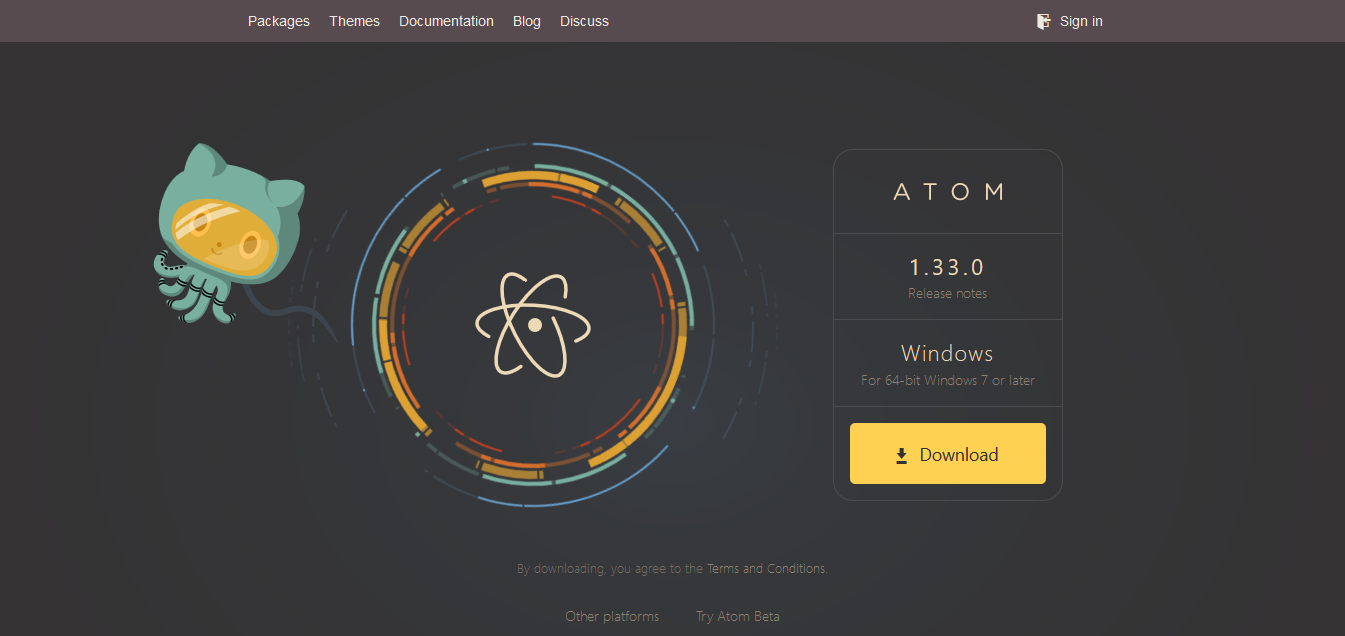 Atom to downloaded